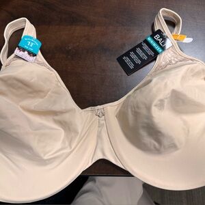 Bali Beige Minimizer Underwire Bra.  44DD